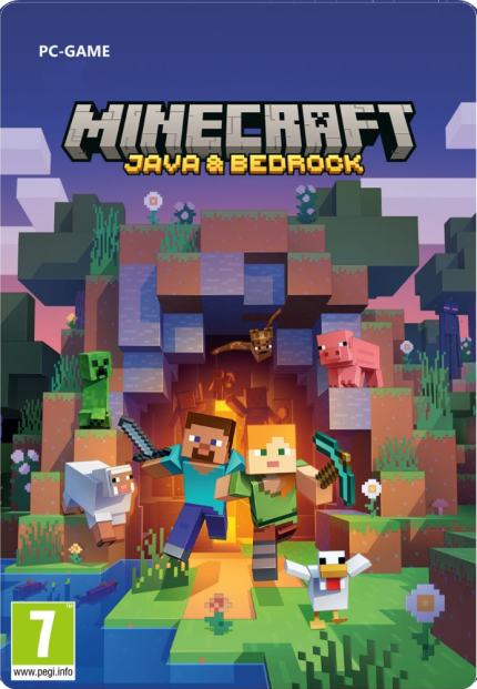 Minecraft: Java & Bedrock Edition (PC) (Product Key)(Global)